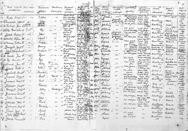 Lista ewidencyjna 3