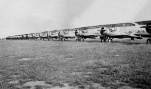 PSW-16 na lotnisku Sadków 1939